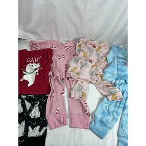 Toddler girls2T/24 Months pajama lot 4‎ pieces